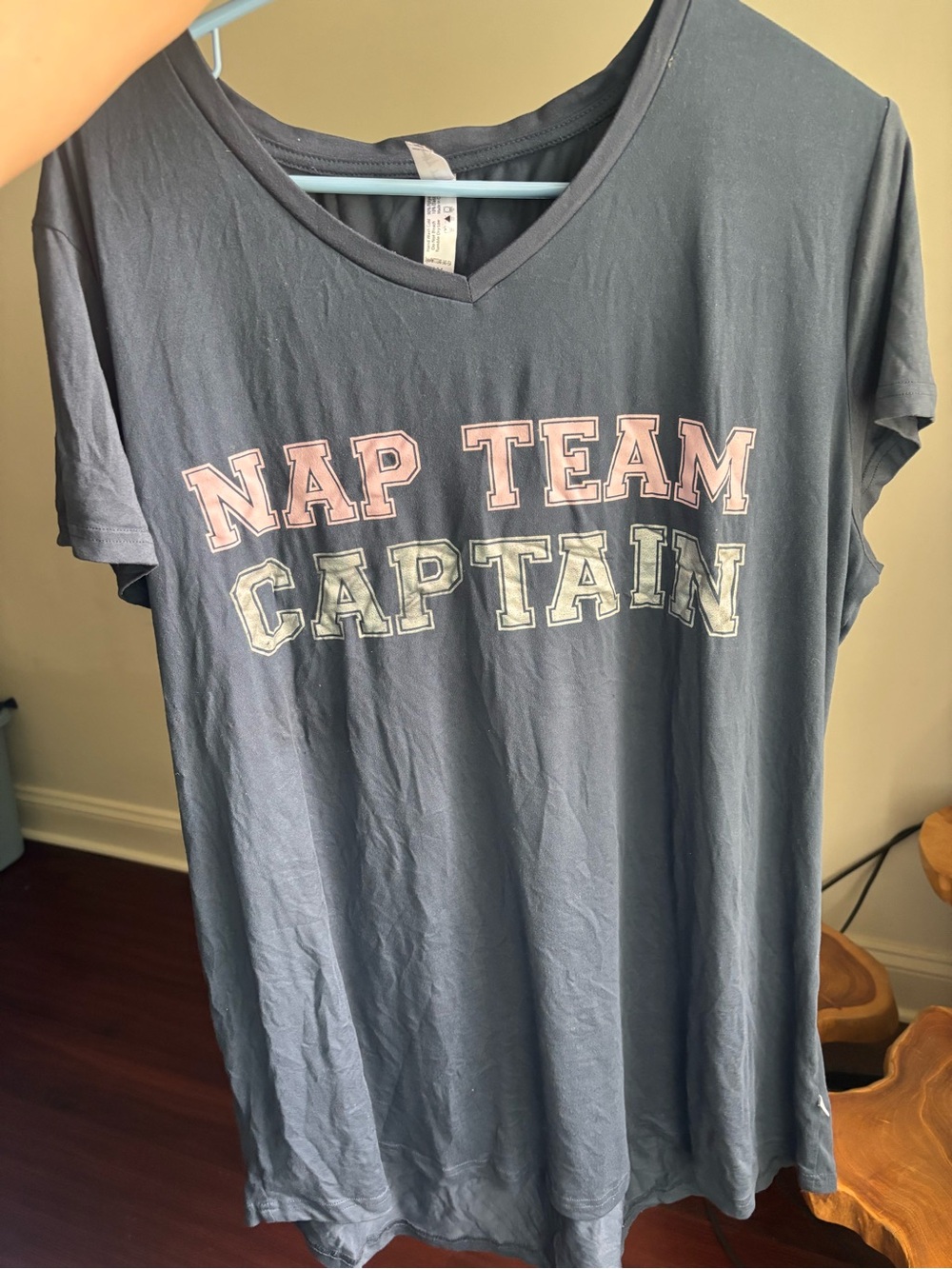 Nap Team Captain Men's V-Neck T-Shirt - Blue